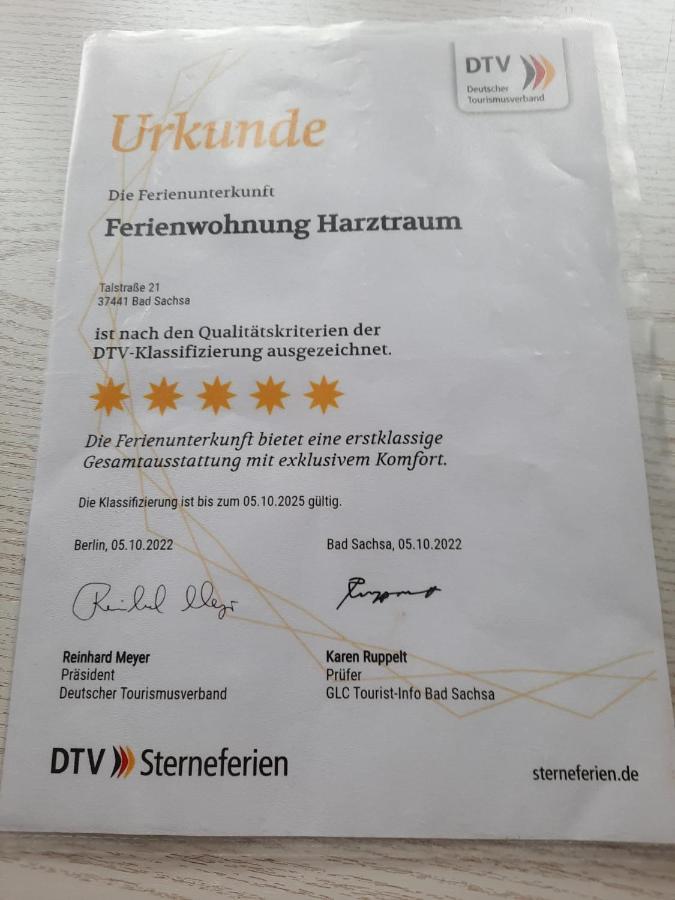 Ferienwohnung Harztraum Bad Sachsa Zewnętrze zdjęcie
